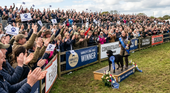 a winning dog in a trials competition