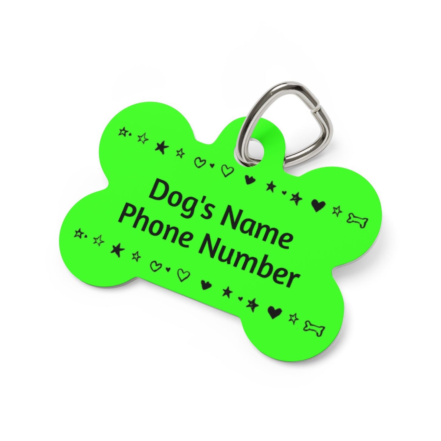 Custom Name Tag - Green