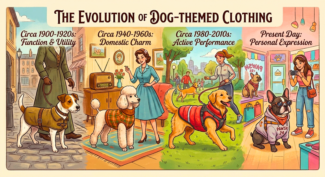 history of dog lover fashion over time