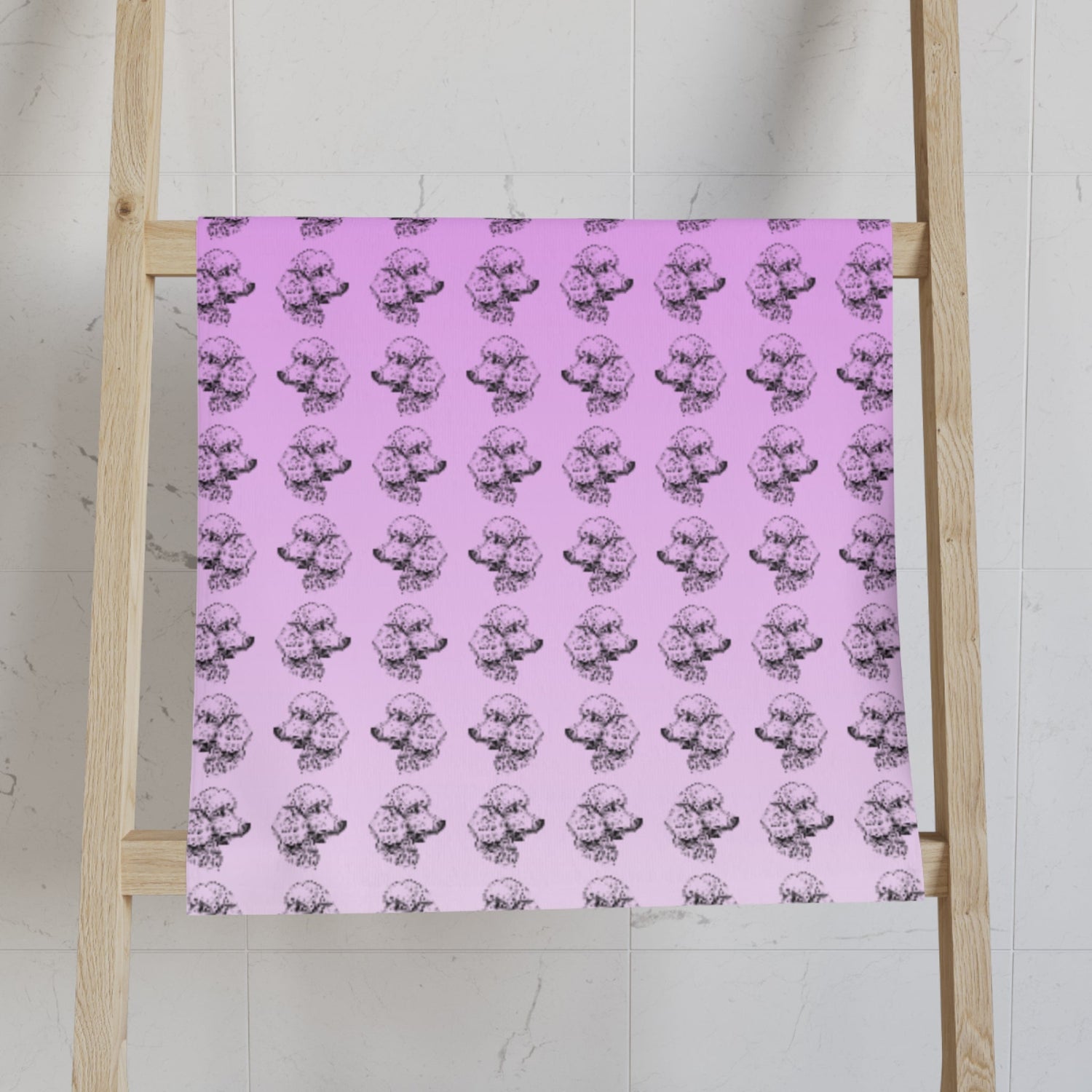 stylish dog themed hand towels