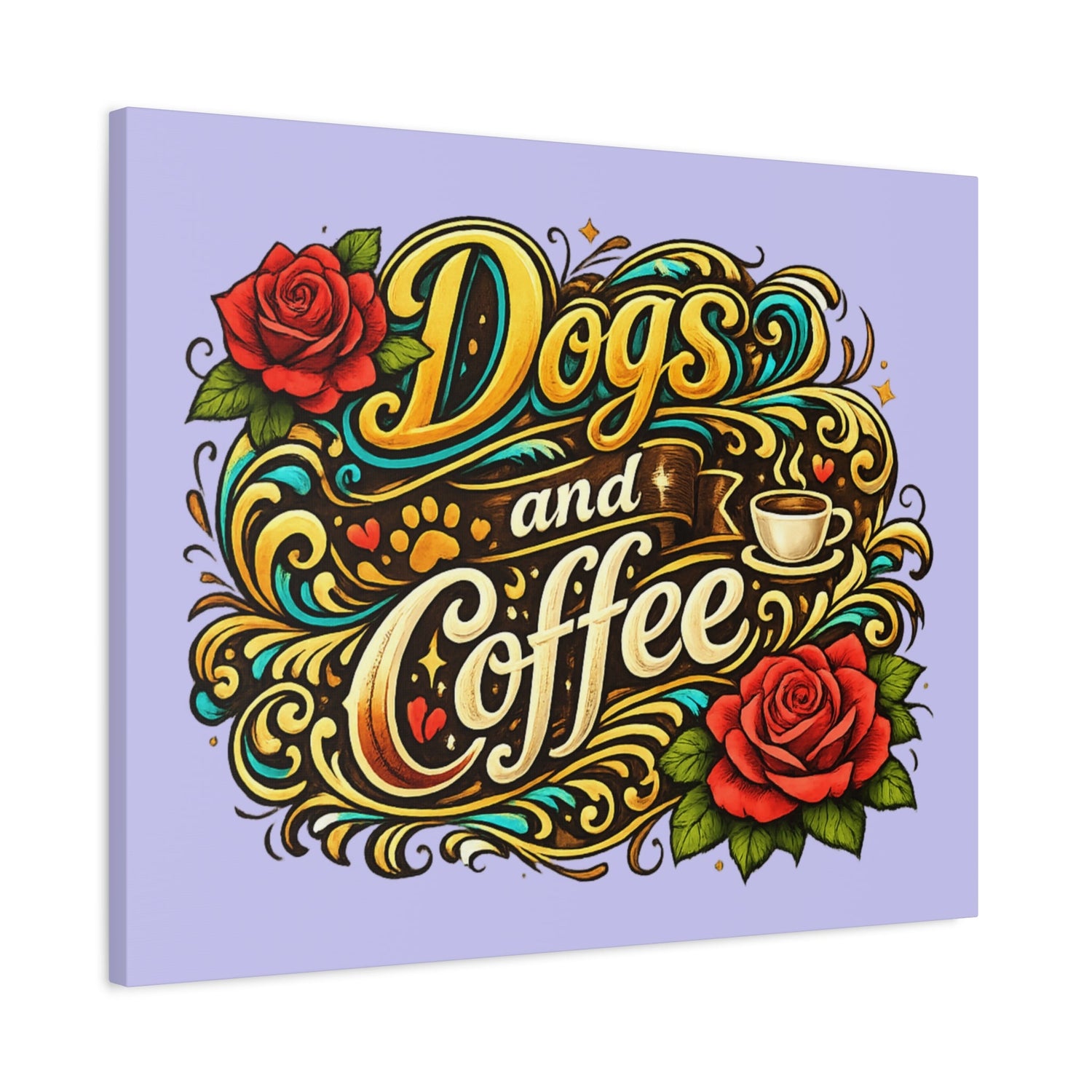 beautiful dog themed canvas prints