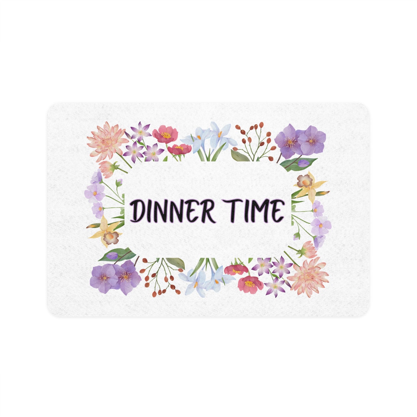 Dog Food Mat - Dinner Time