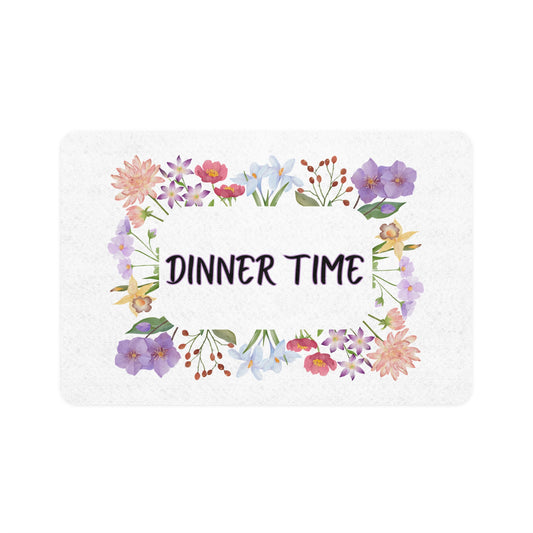 Dog Food Mat - Dinner Time