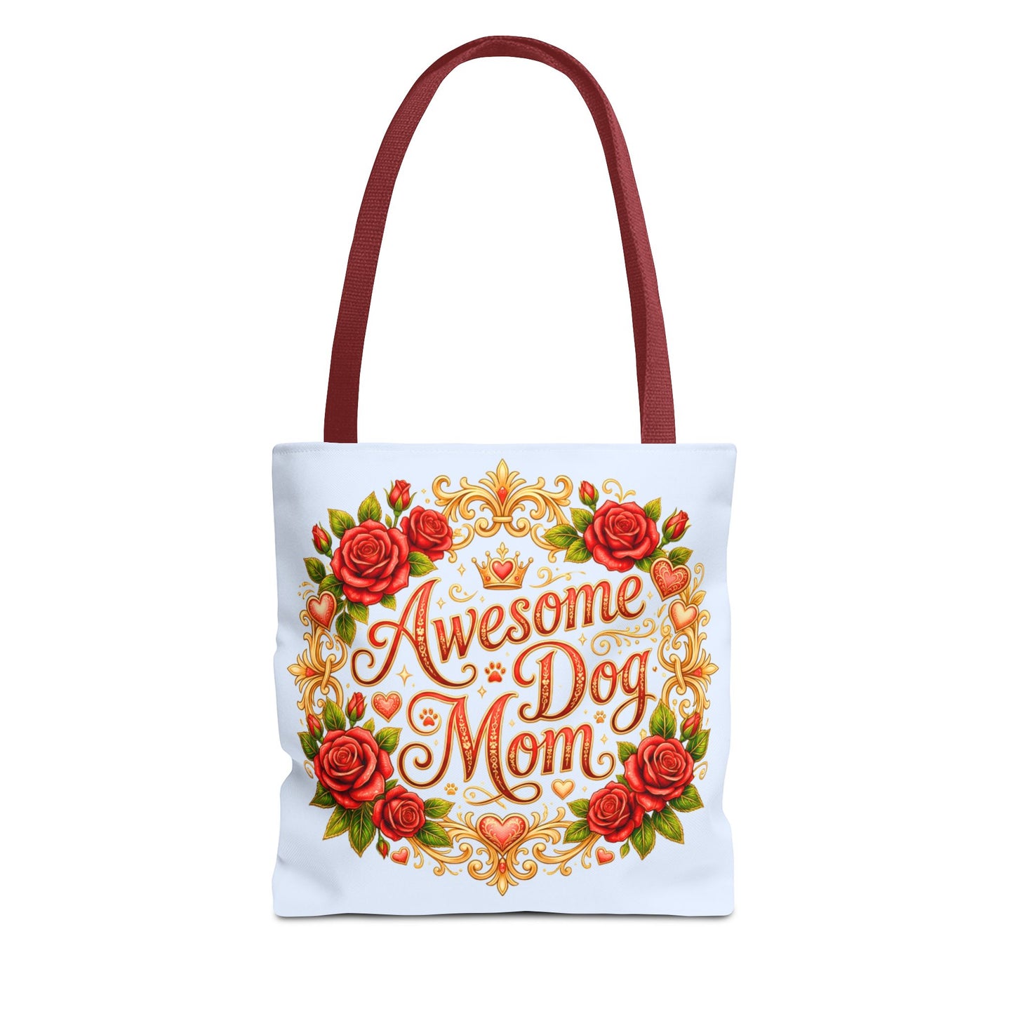 Tote Bag - Baby Blue Awesome Dog Mom