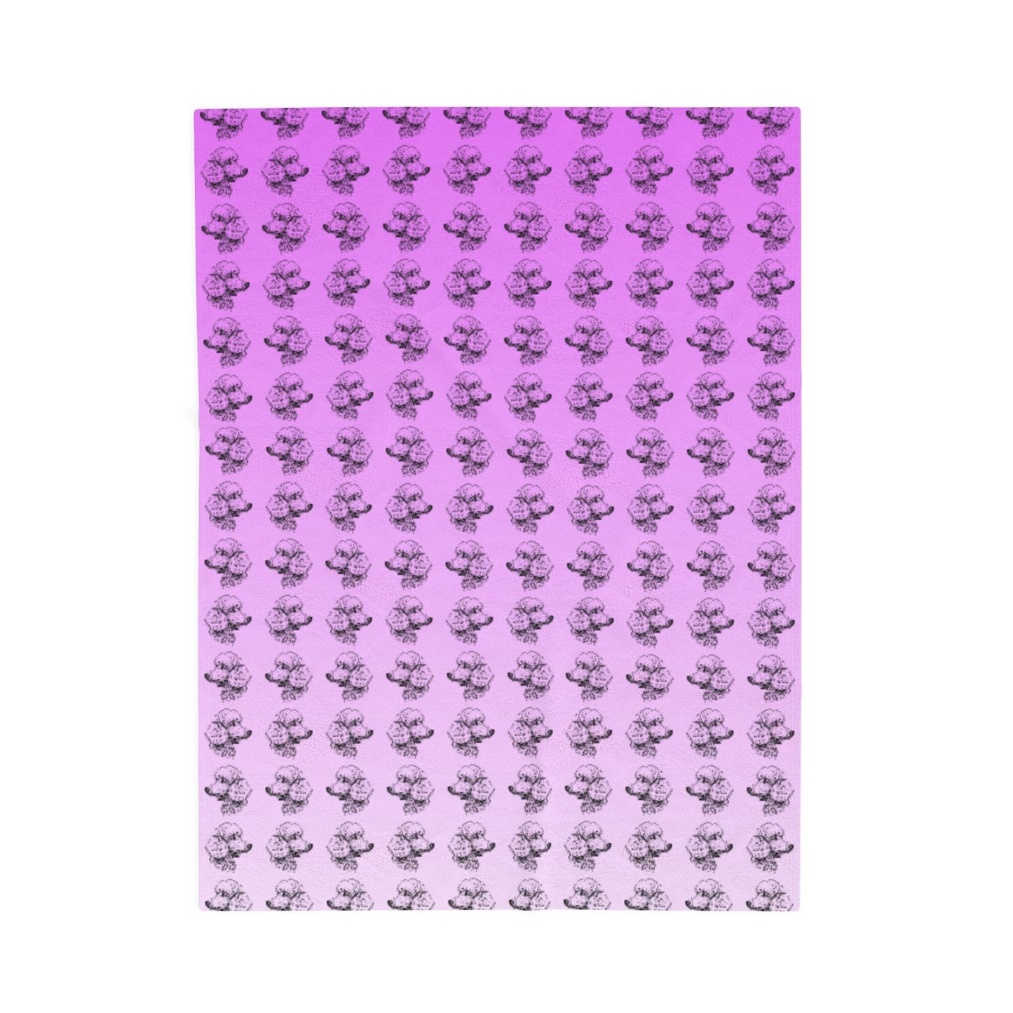 Blanket - Purple Poodle Velveteen Plush