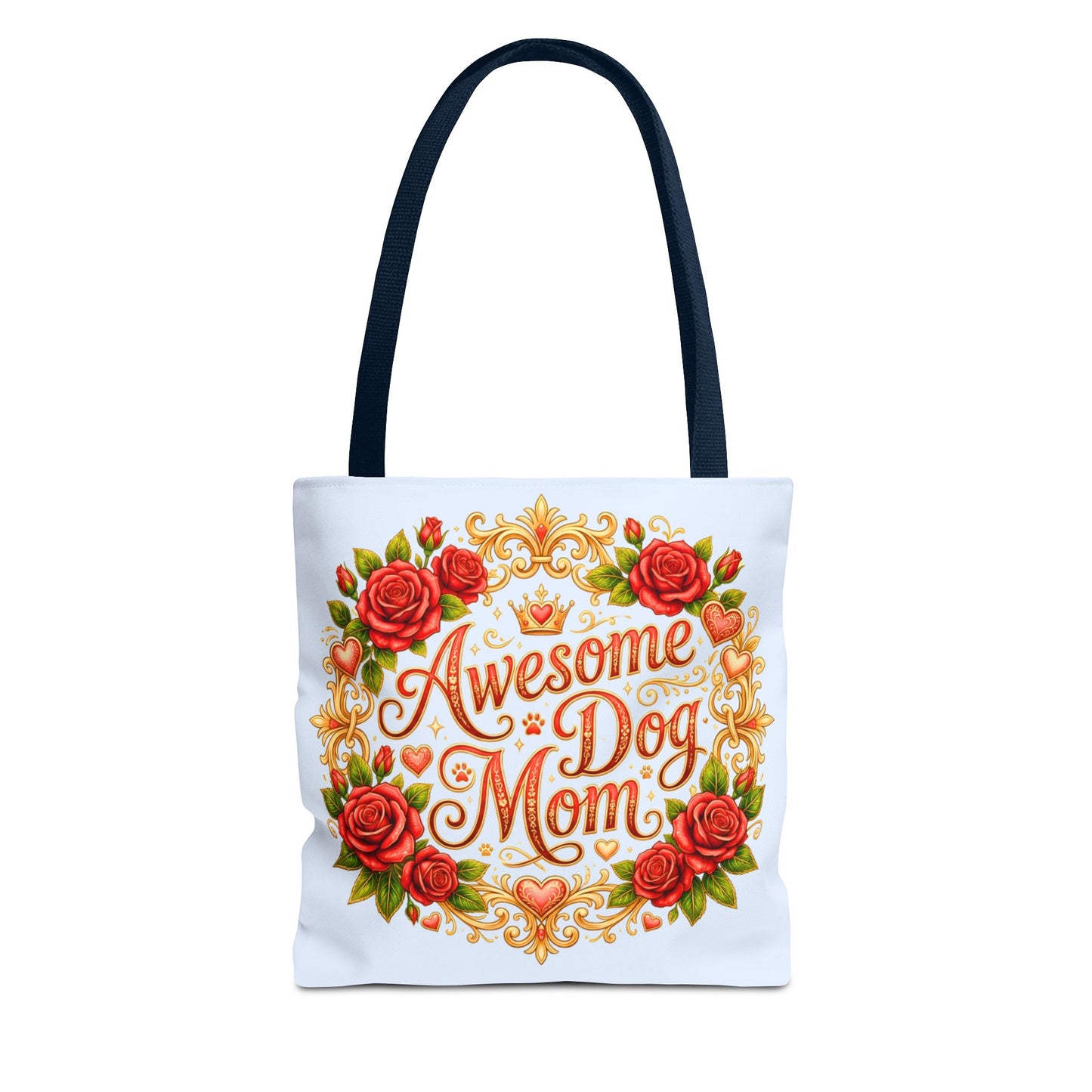 Tote Bag - Baby Blue Awesome Dog Mom