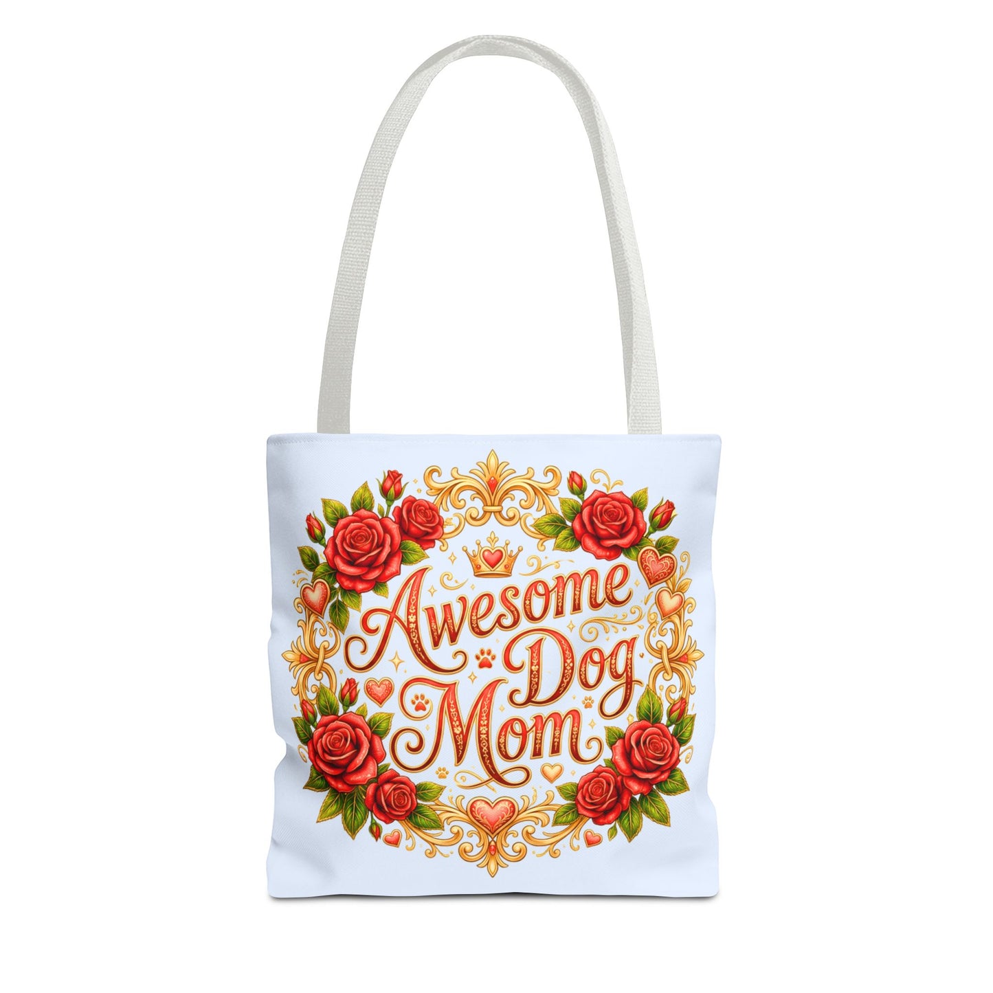 Tote Bag - Baby Blue Awesome Dog Mom