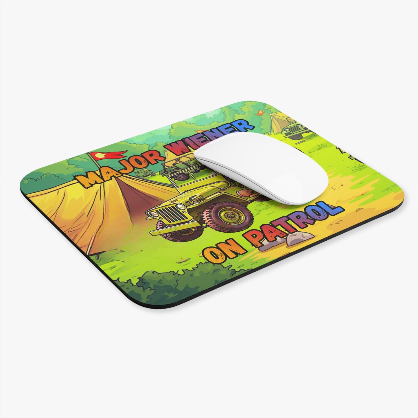 Mouse Pad - Major Wiener On Patrol
