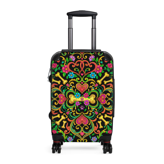 Suitcase - Colorful Bone Art