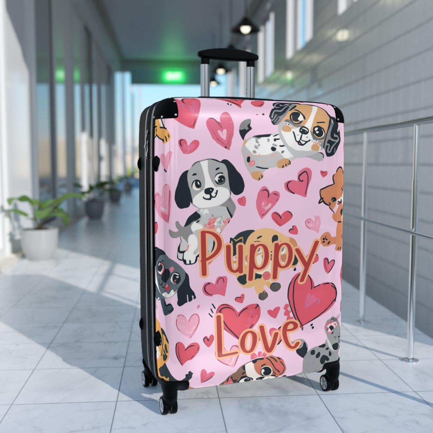 Suitcase - Puppy Love