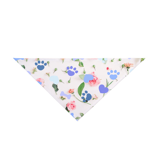 Dog Bandana - Hearts and Rose