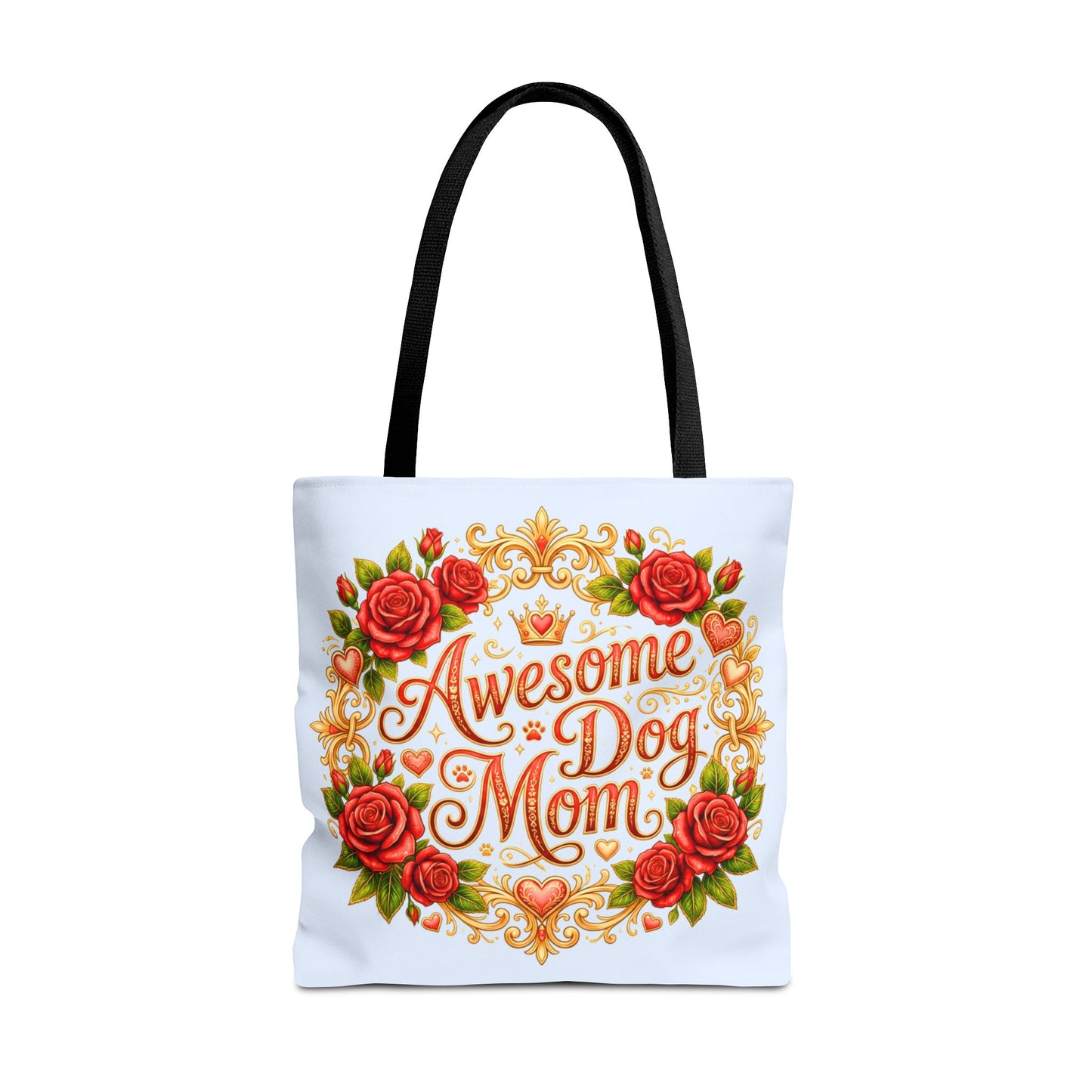 Tote Bag - Baby Blue Awesome Dog Mom