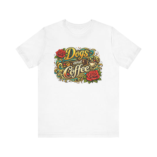 T-Shirt - Dogs And Coffee