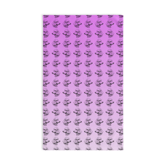 Hand Towel - Poodle Pattern Lavender