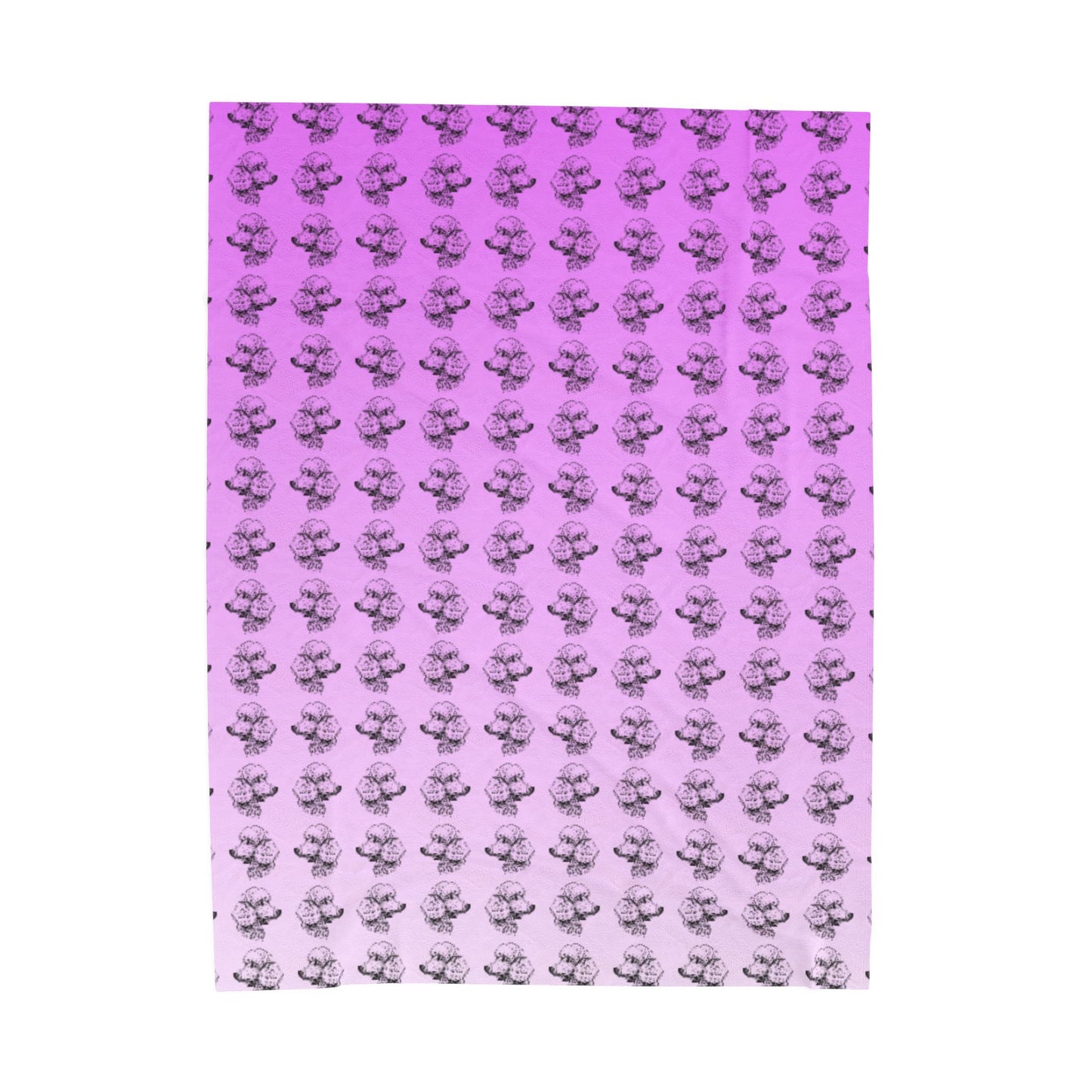 Blanket - Purple Poodle Velveteen Plush