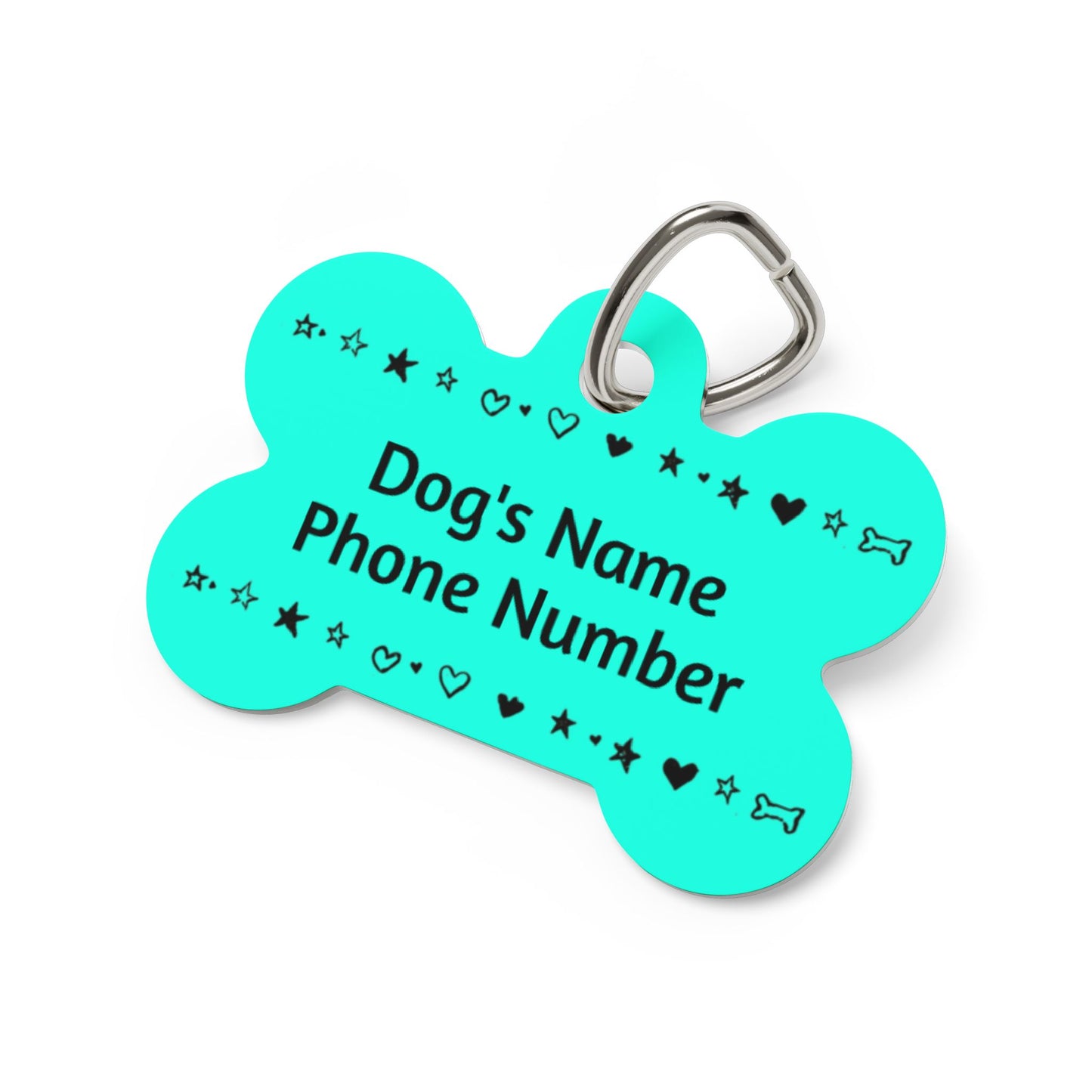 Custom Name Tag - Teal