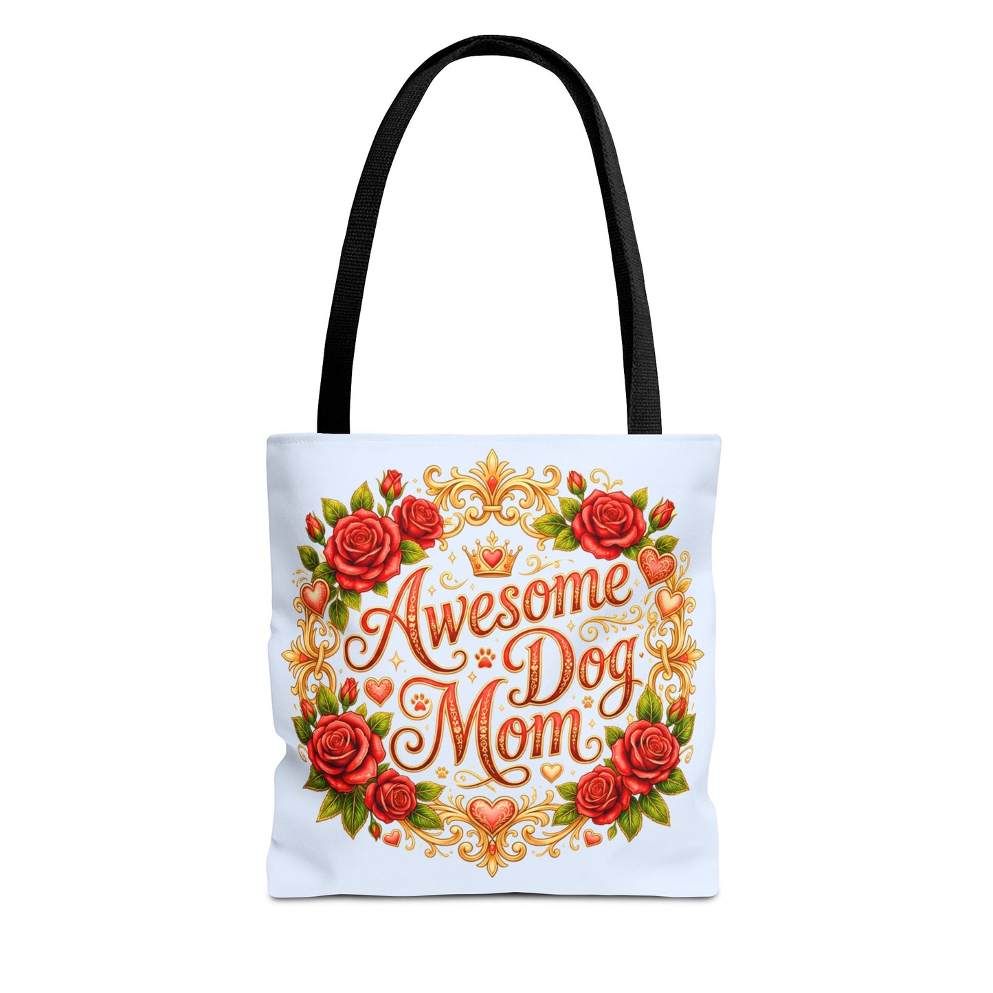Tote Bag - Baby Blue Awesome Dog Mom