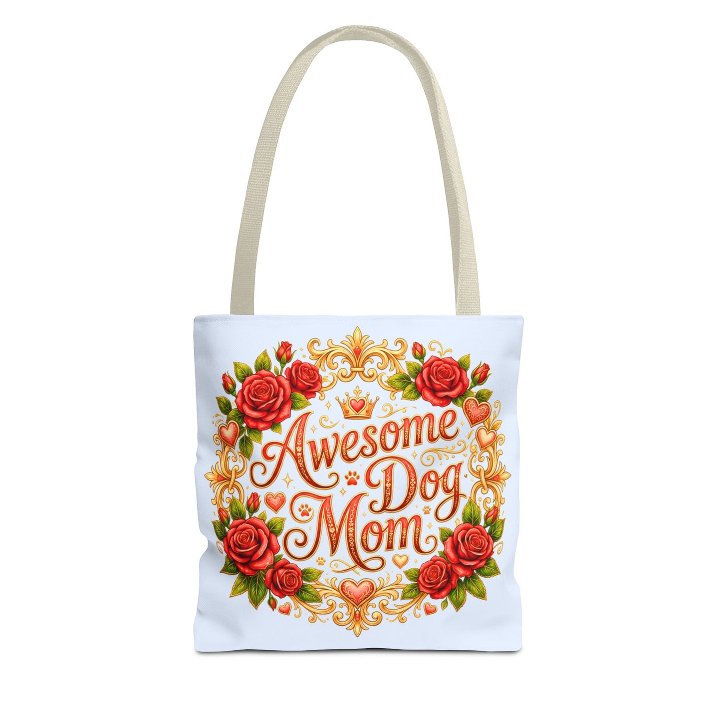 Tote Bag - Baby Blue Awesome Dog Mom