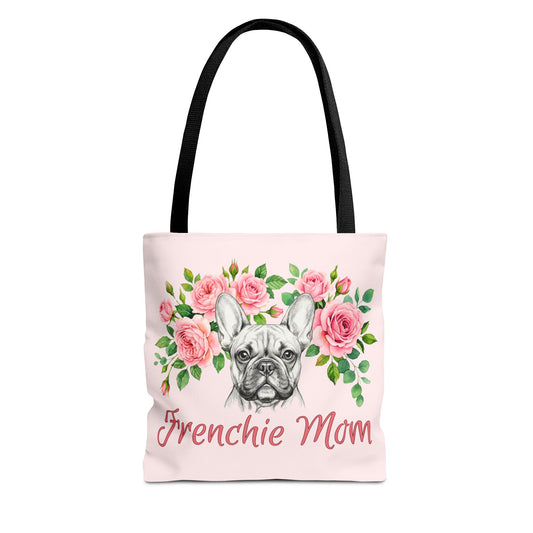 Tote Bag - Pink Frenchie Mom