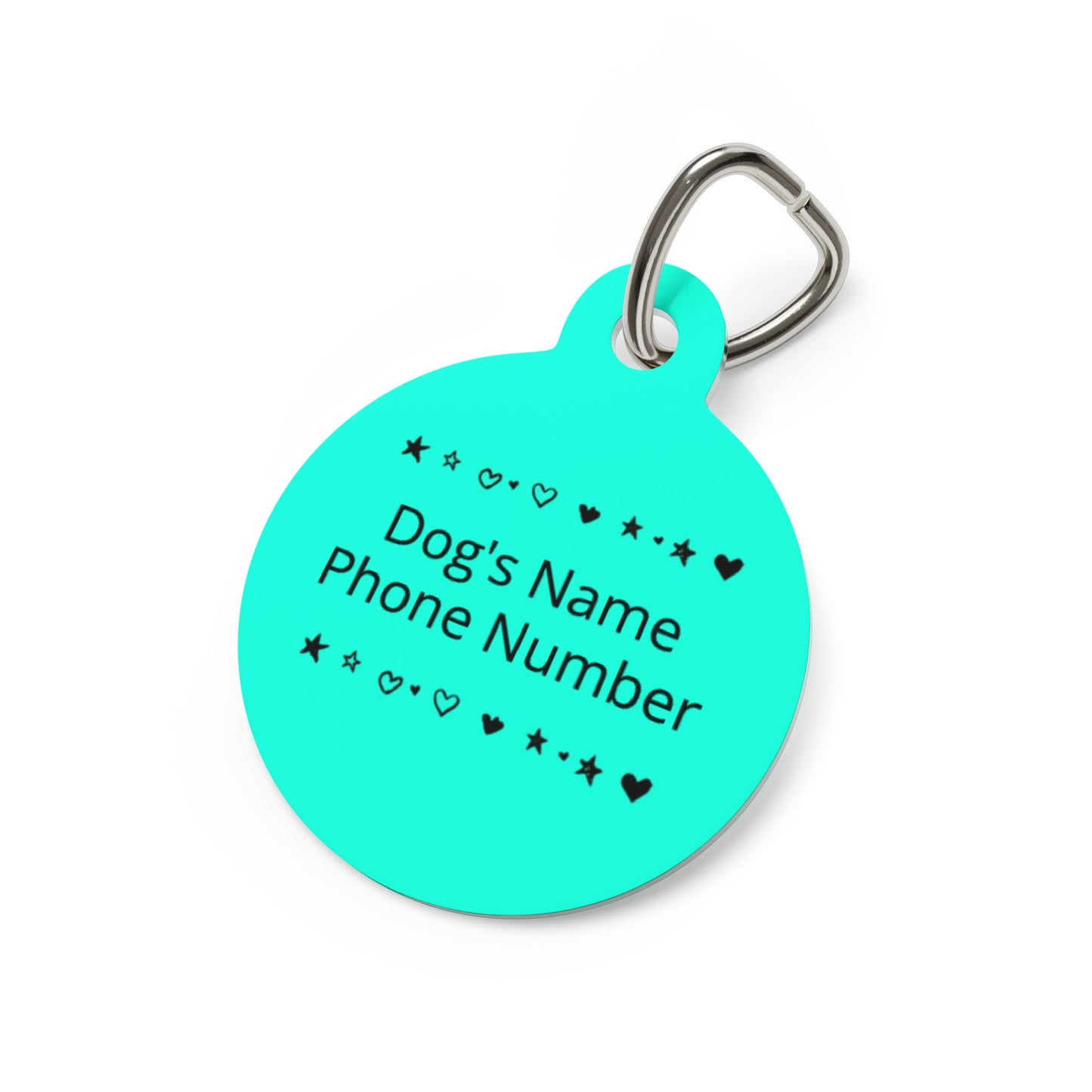 Custom Name Tag - Teal