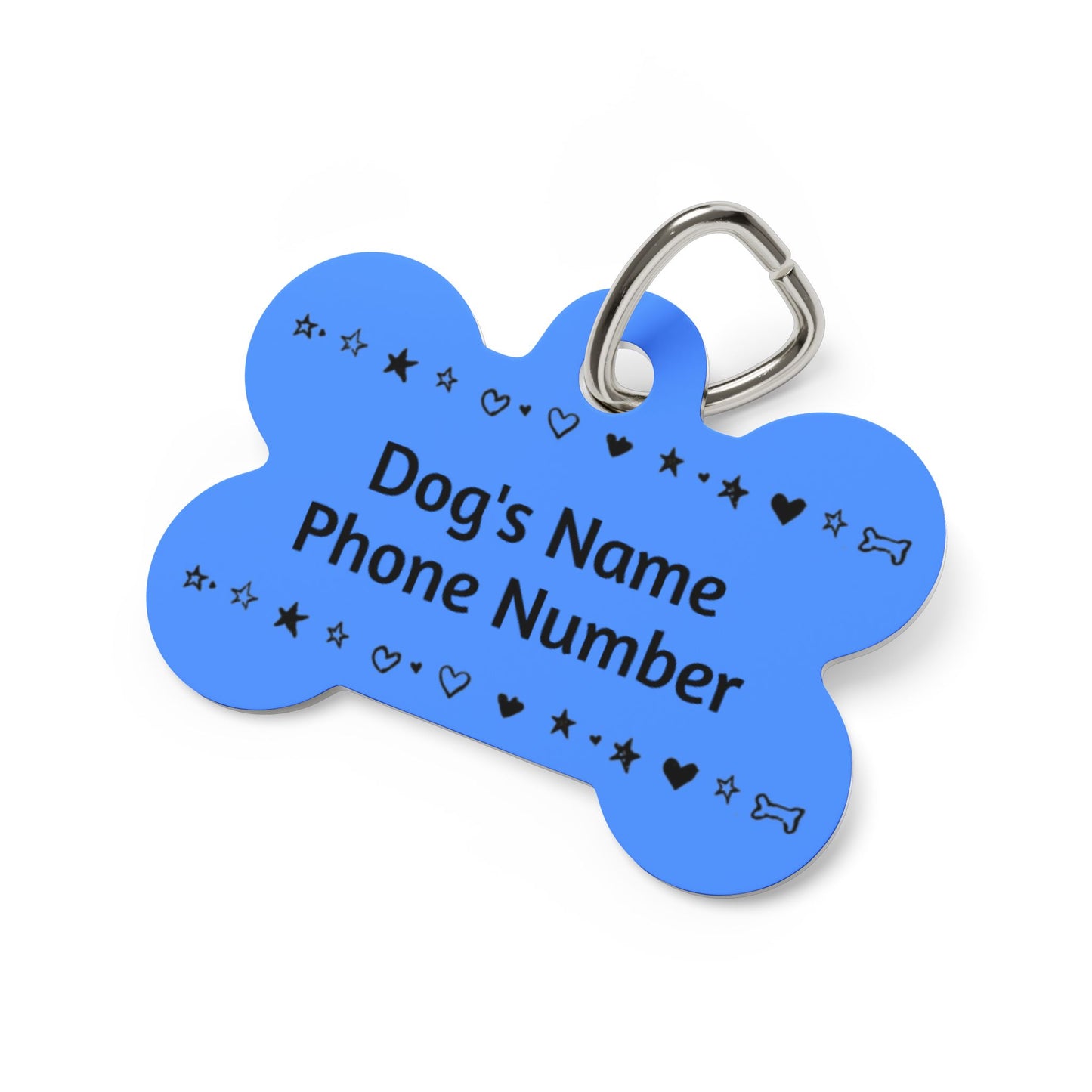 Custom Name Tag - Blue
