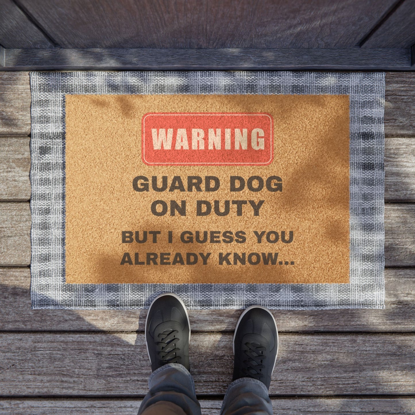 Doormat - Guard Dog On Duty