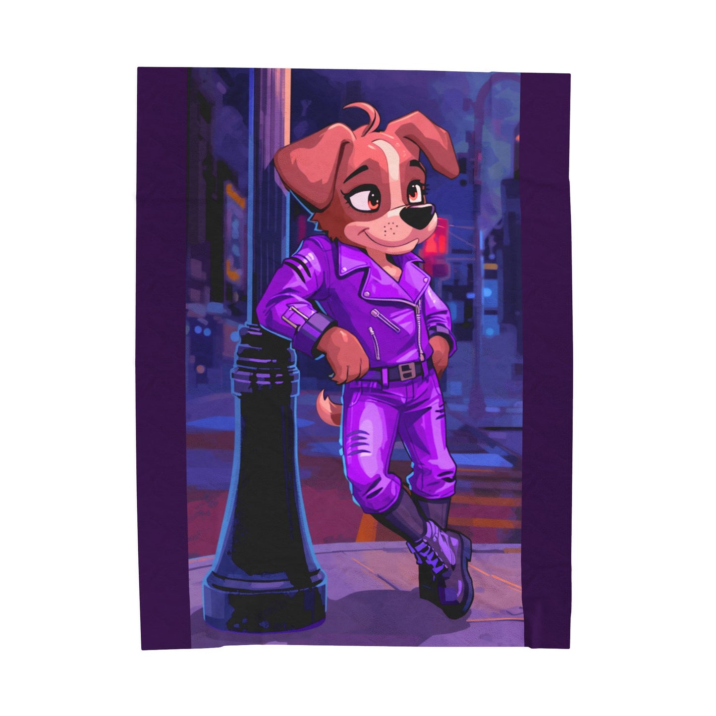 Velveteen Plush Blanket - Tuff Pup