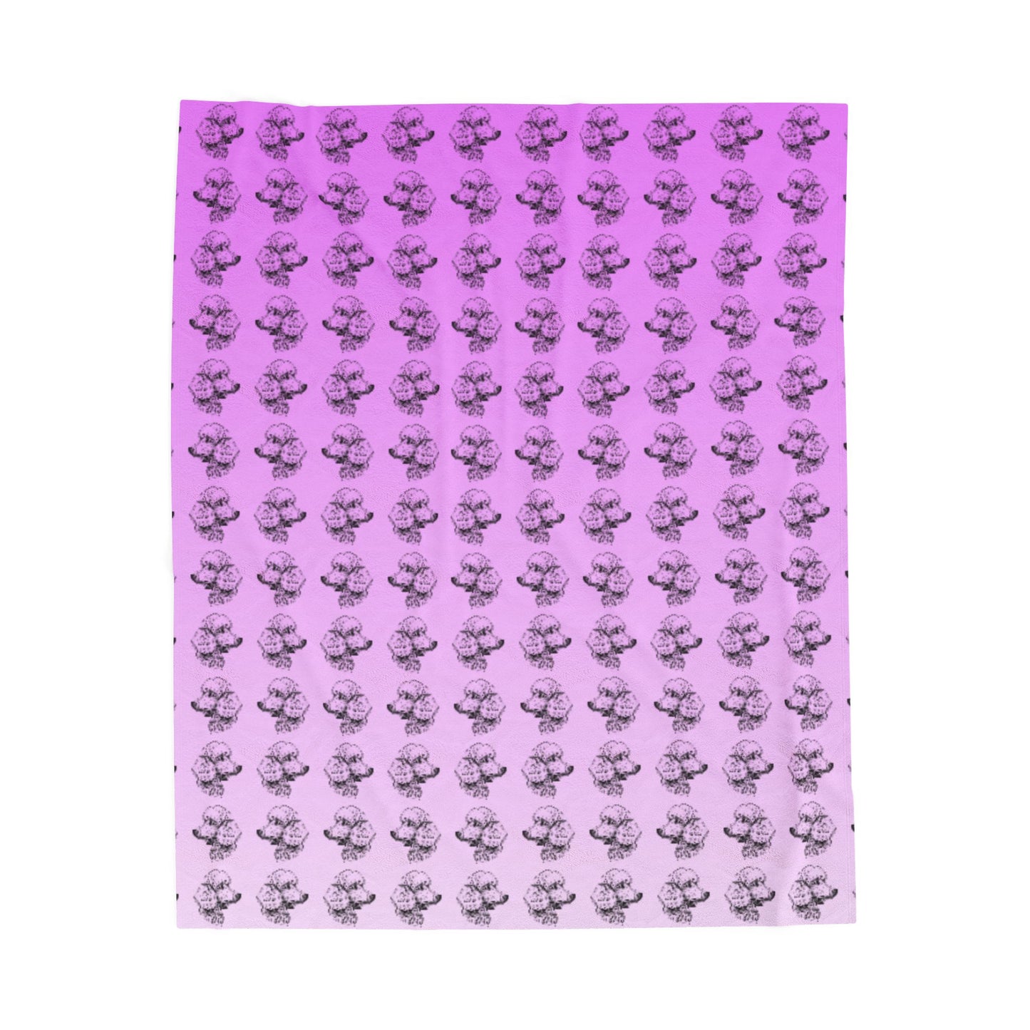 Blanket - Purple Poodle Velveteen Plush