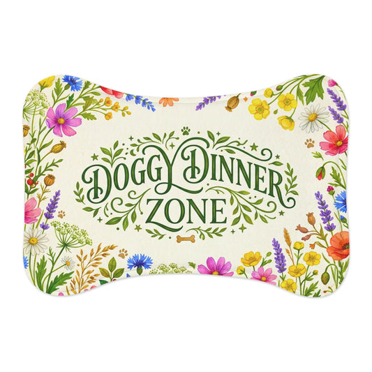 Dog Food Mat - Doggy Dinner Zone