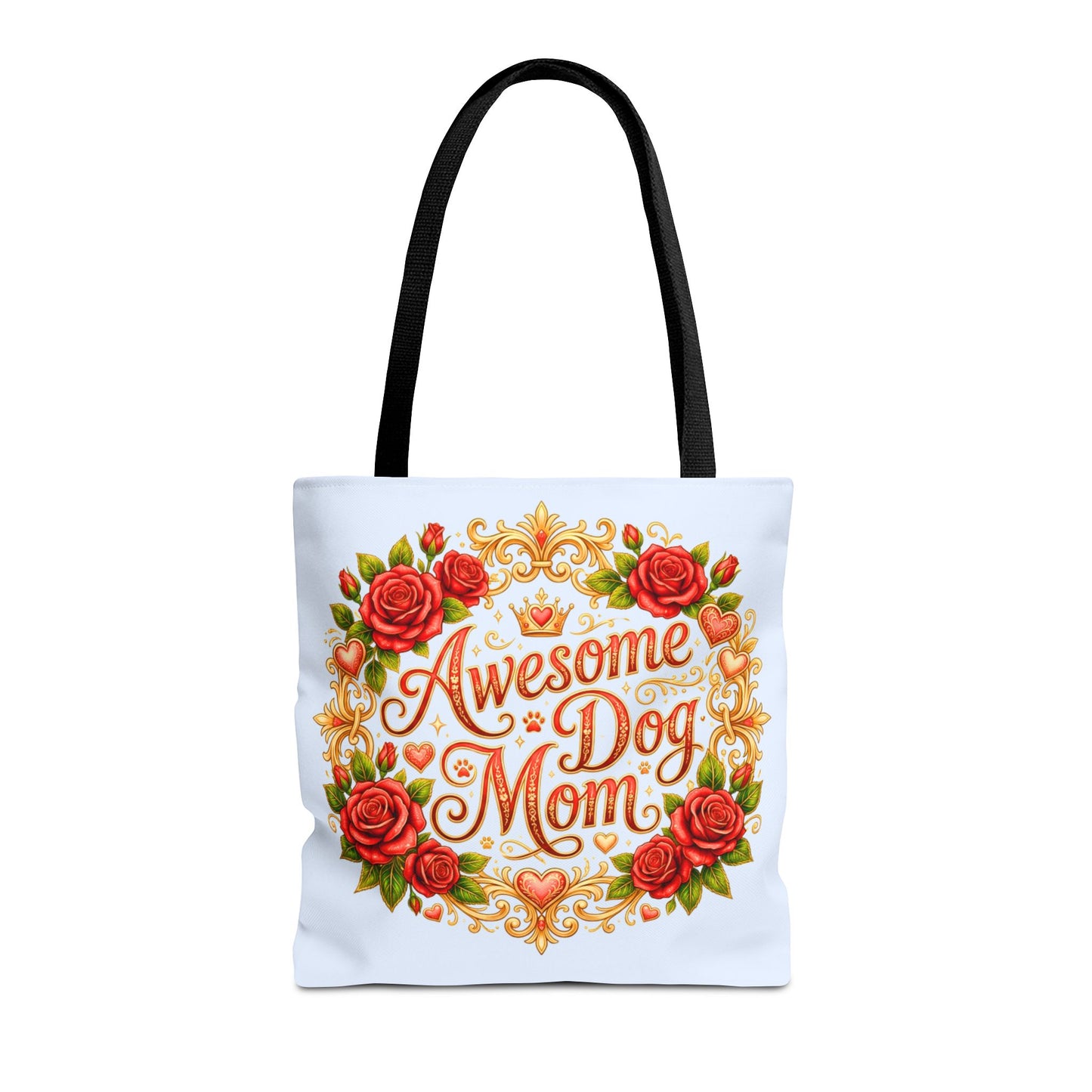 Tote Bag - Baby Blue Awesome Dog Mom