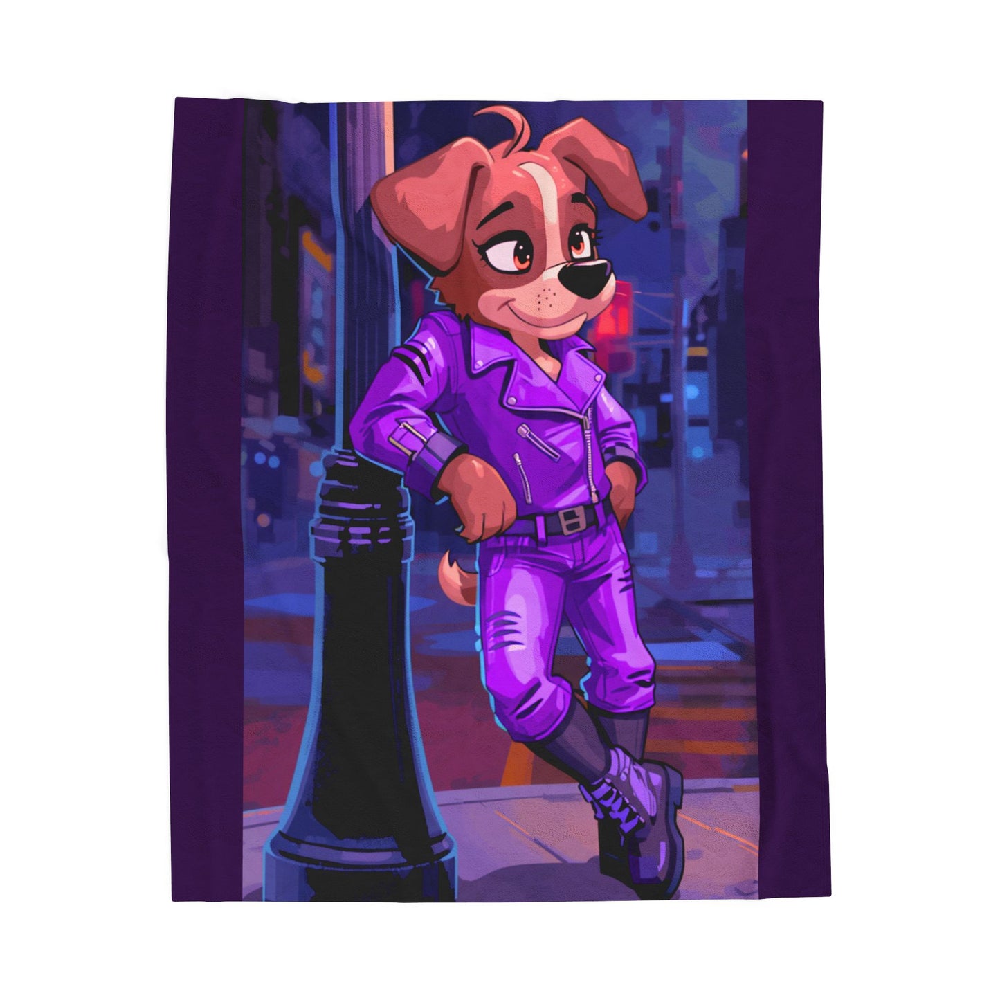 Velveteen Plush Blanket - Tuff Pup